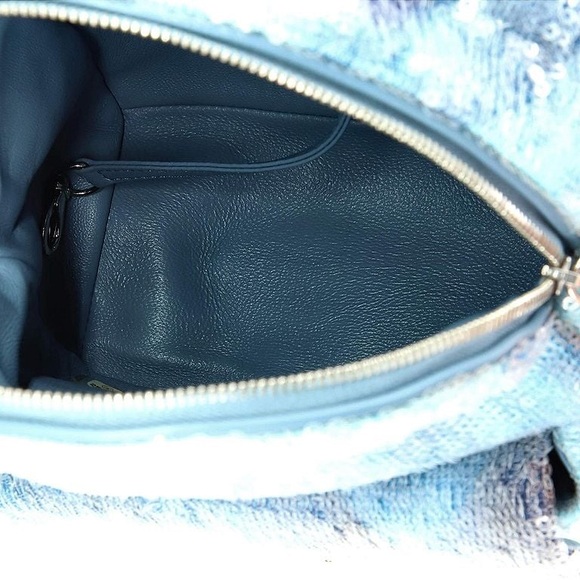 Chanel  Sequin Tri-color Waterfall Backpack Light Blue - Picture 11 of 11
